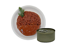 Tuna red meat minced gel jar