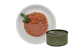 Beef, vegetable, and meat puree can